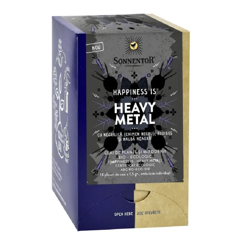 Ceai Bio Heavy Metal, 18 Plicuri, Sonnentor