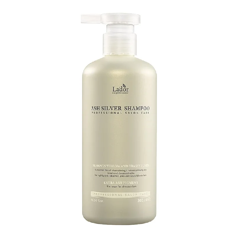 Samponul Hidratant Pentru Nuantarea Parului Blond Lador Ash Silver, 300 Ml, La'dor