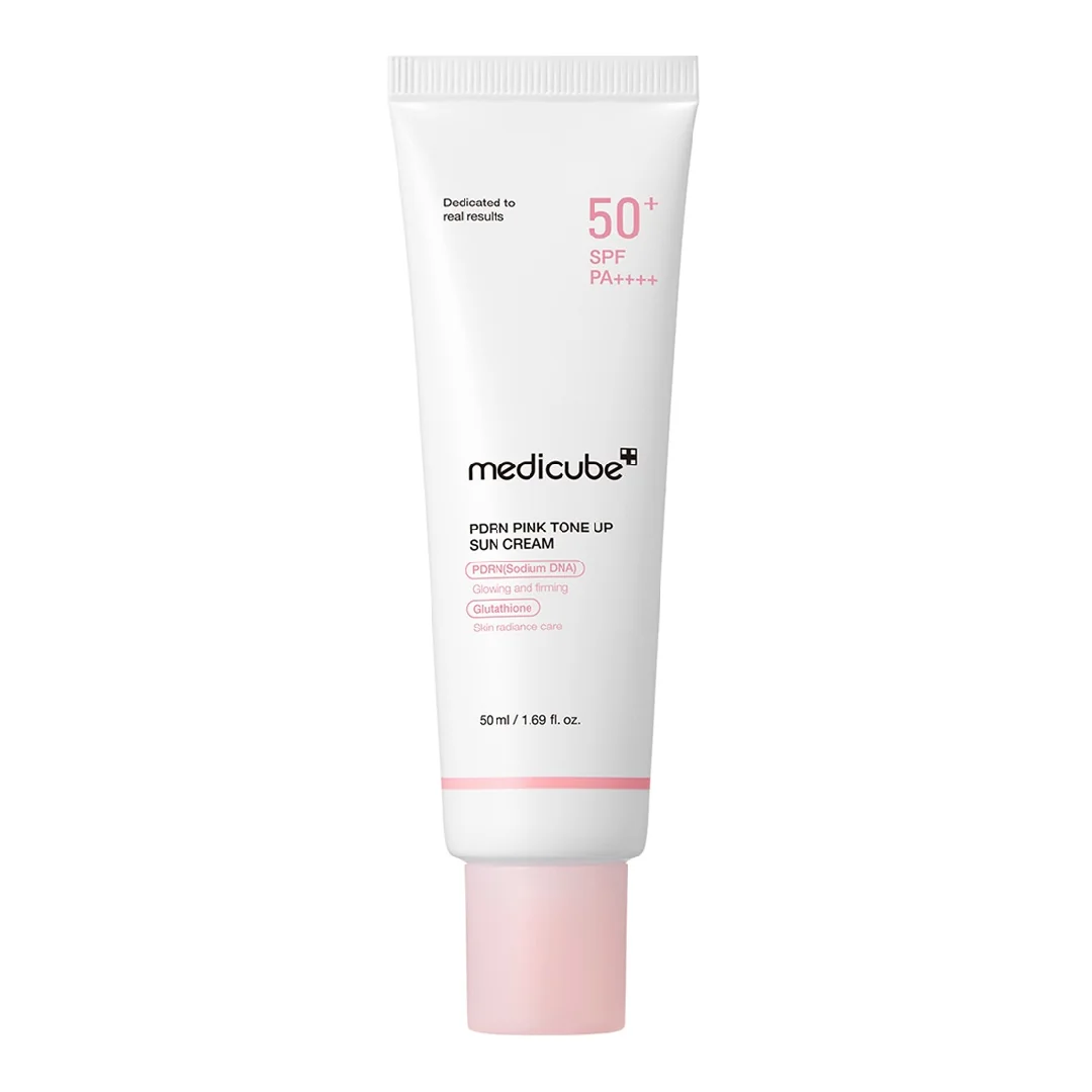 Crema Multifunctionala Cu Protectie Solara SPF50+, PDRN Pink Tone Up Sun, 50 Ml, Medicube