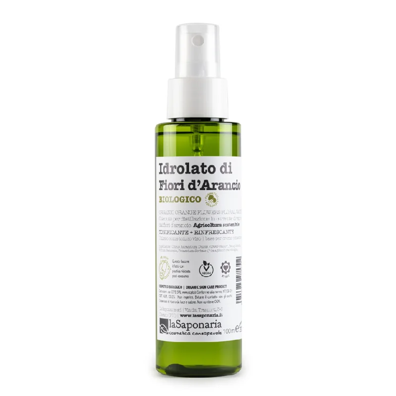 Hidrolat Bio Regenerant Cu Floare De Portocal, 100 Ml, La Saponaria
