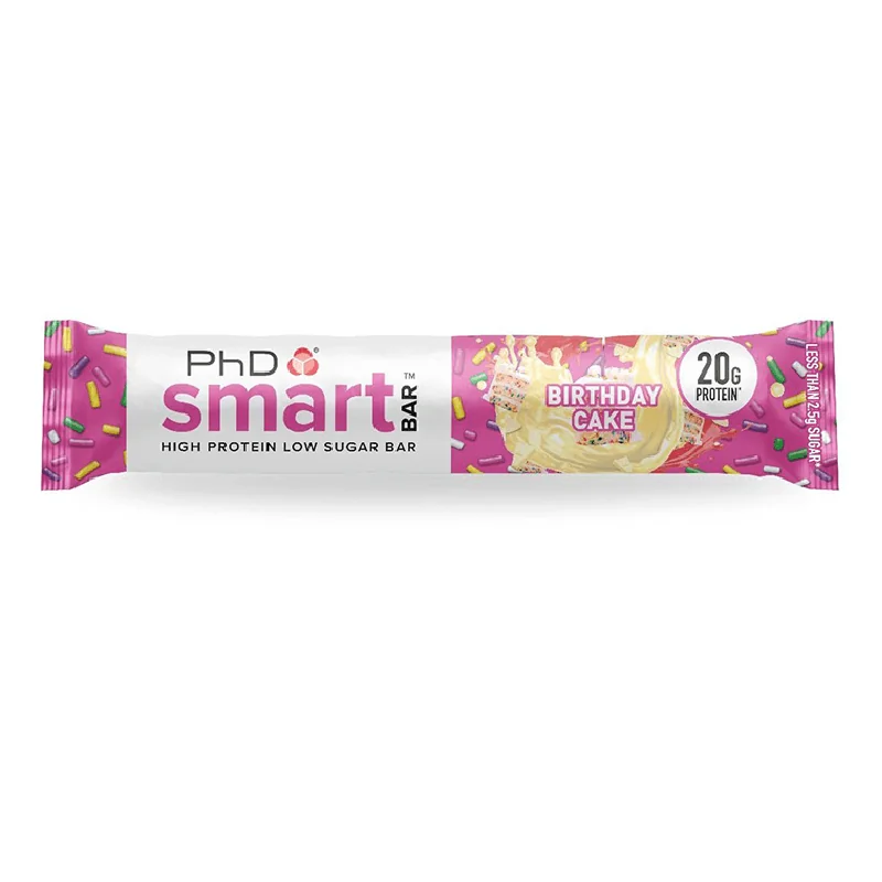 Baton Proteic Smart Birthday Cake, 64 G, PHD Nutrition