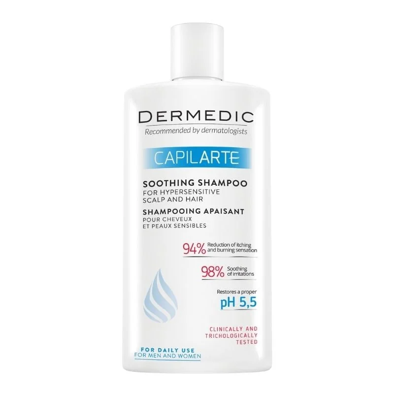Sampon Calmant Pentru Scalp Si Par Hiper-Sensibil Capilarte, 300 Ml, Dermedic