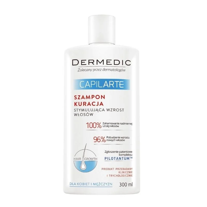 Sampon Tratament Pentru Stimularea Cresterii Parului Capilarte, 300Ml, Dermedic