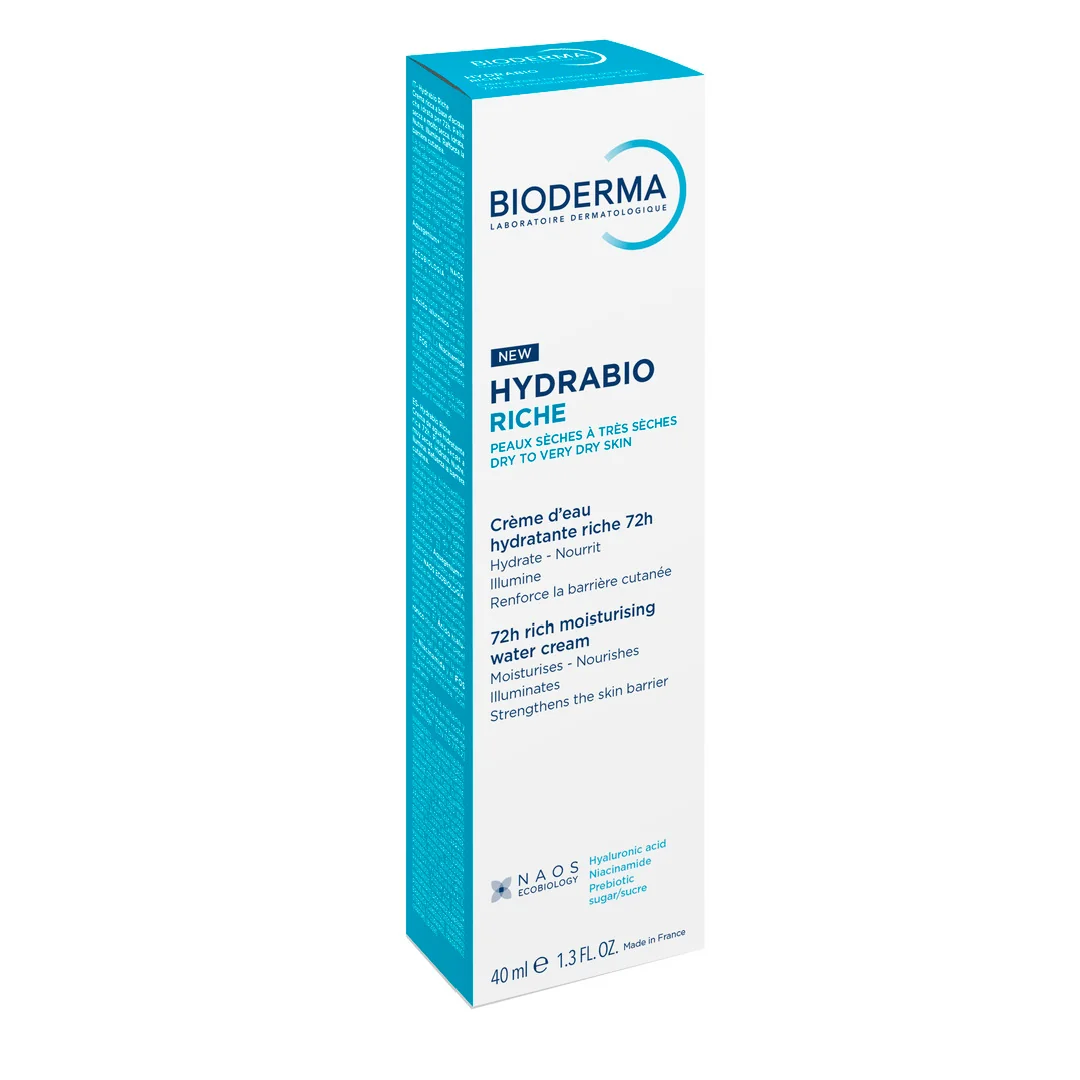 Crema Intens Hidrataanta Pe Baza De Apa Hydrabio Riche, 40 Ml, Bioderma