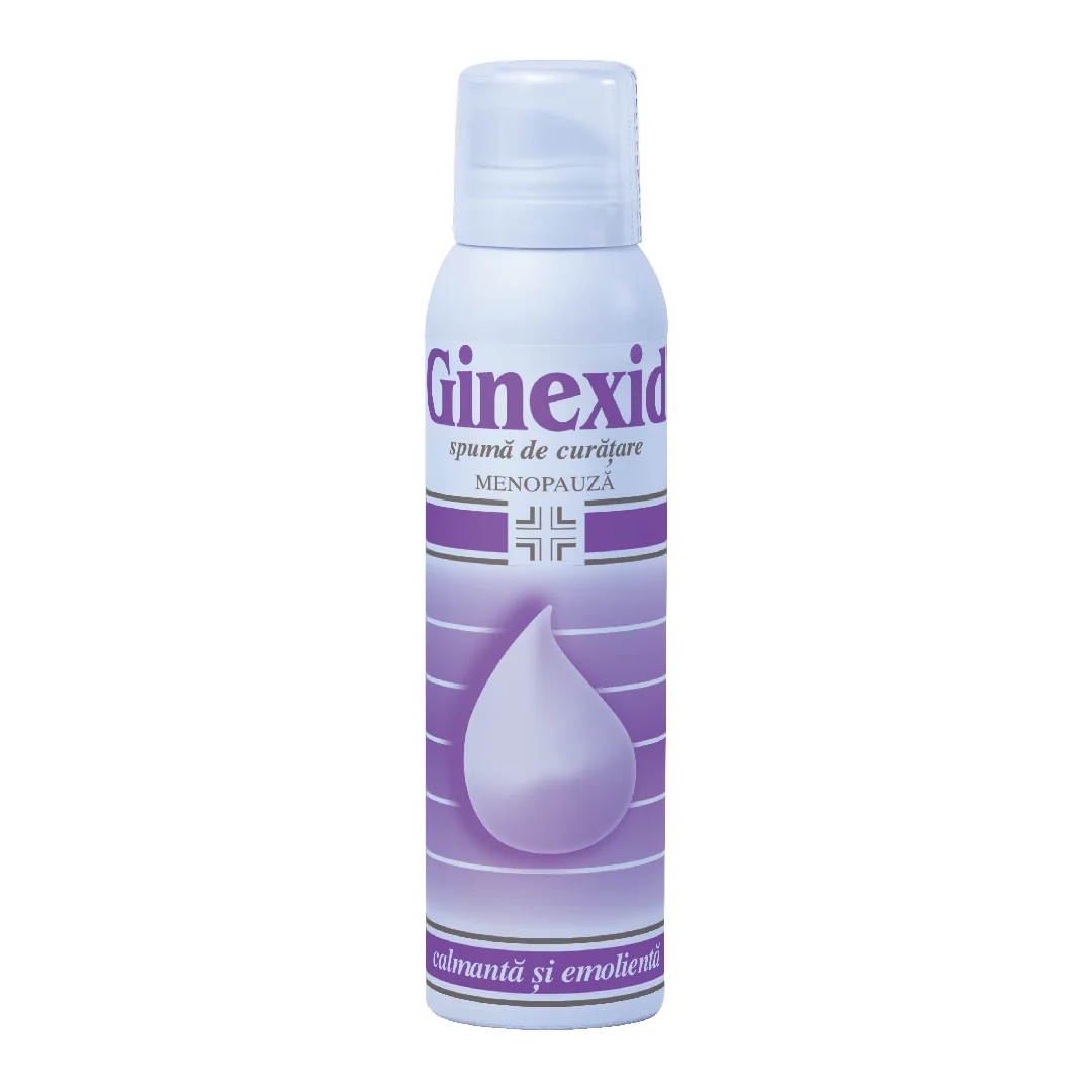 Spuma De Curatare Pentru Ingrijena Intima La Menopauza Ginexid, 150 Ml, Naturpharma