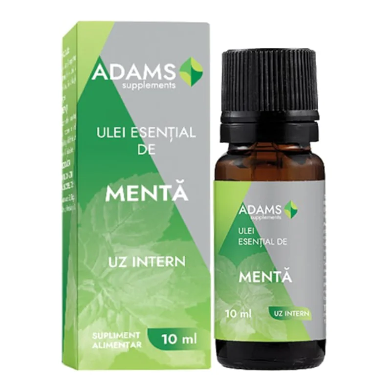 Ulei Esențial De Menta, 10 Ml, Adams
