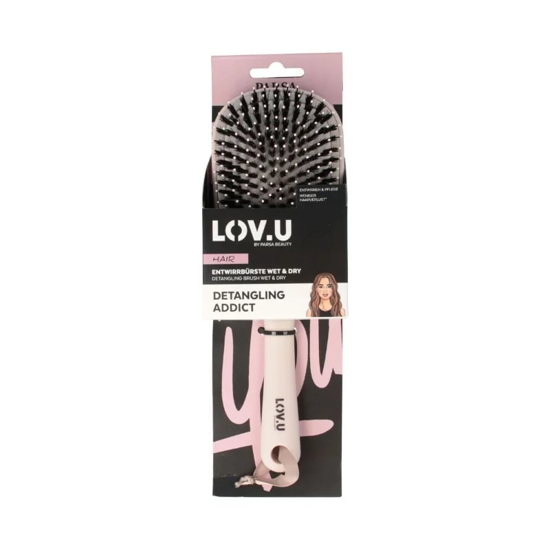 Perie De Descurcat Lov.U, Wet&Dry, Beige, 1 Bucata, Parsa