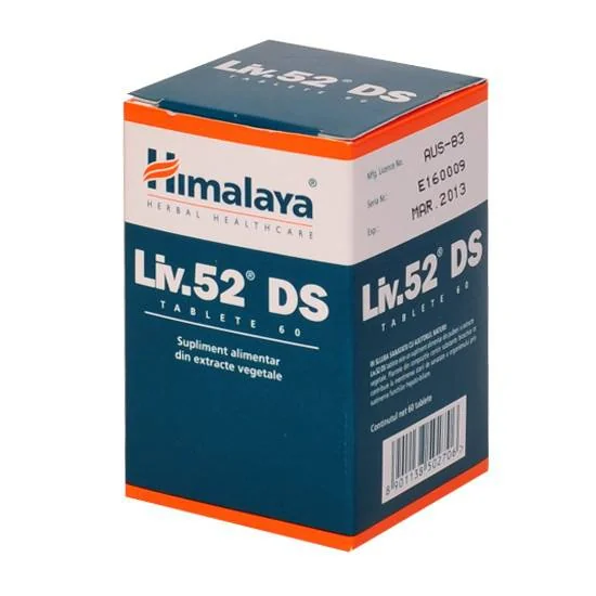 Himalaya Liv 52 Ds Hepatoprotector, 60 Tablete