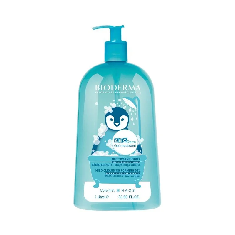 Gel Spumant AbcDerm, 1L, Bioderma