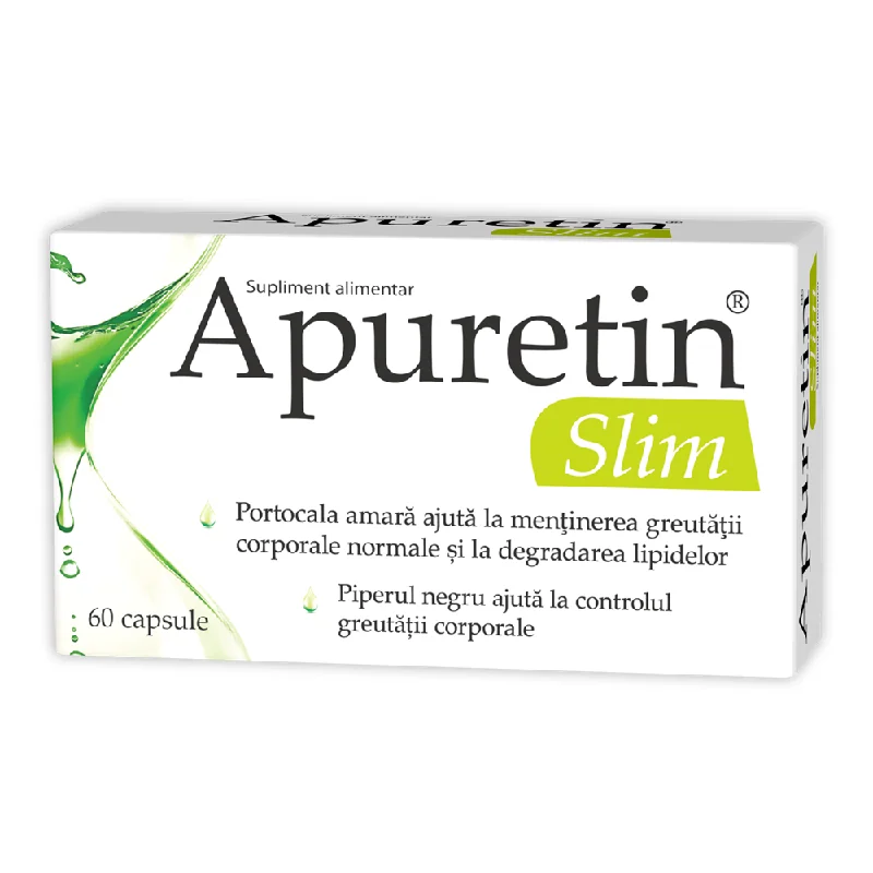 Apuretin Slim, 60 Capsule, Retenția De Apă