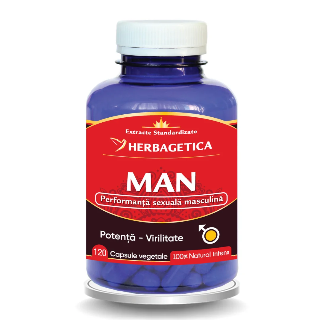 Man, 120 Capsule, Herbagetica