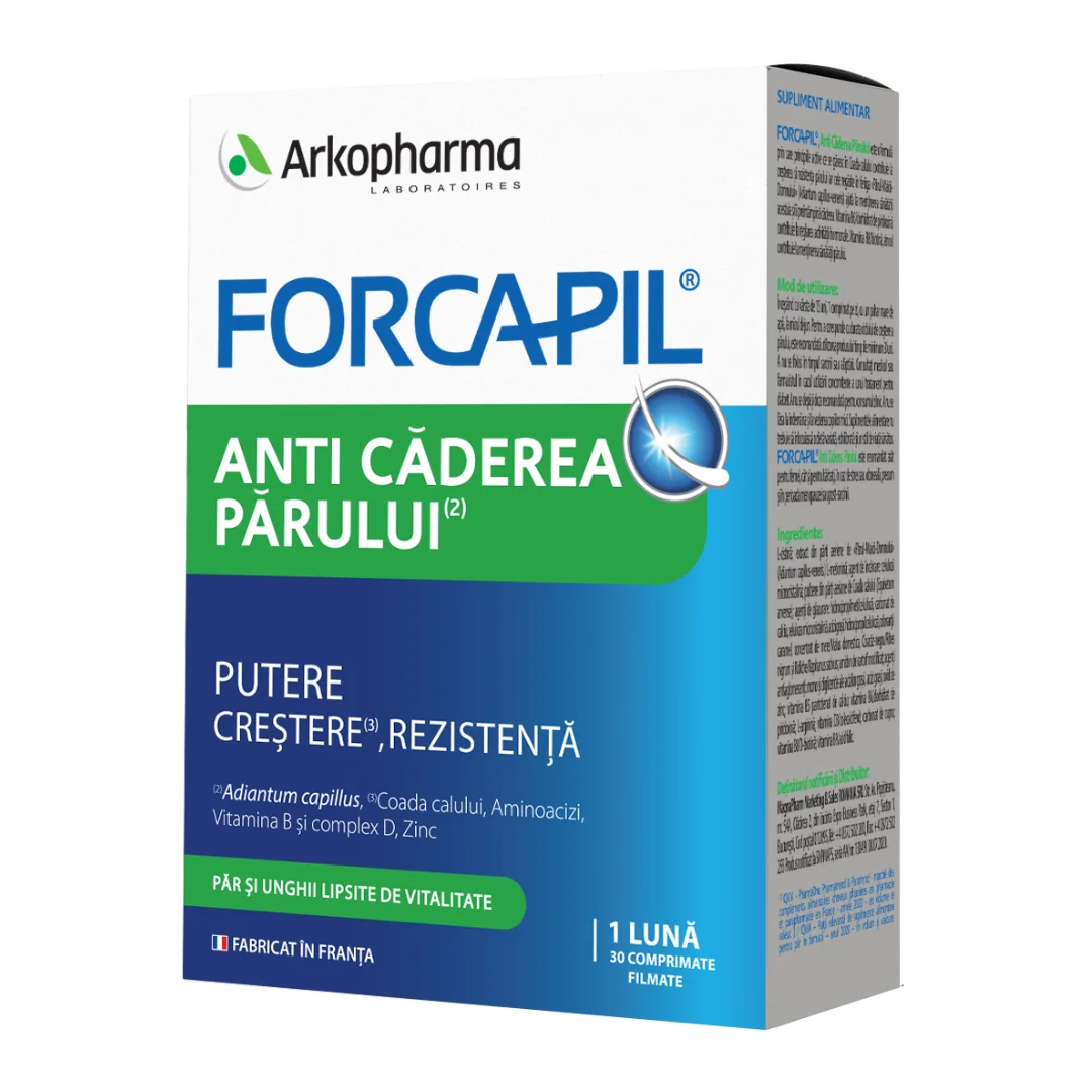 Forcapil Anti Căderea Părului, 30 Comprimate, Arkopharma