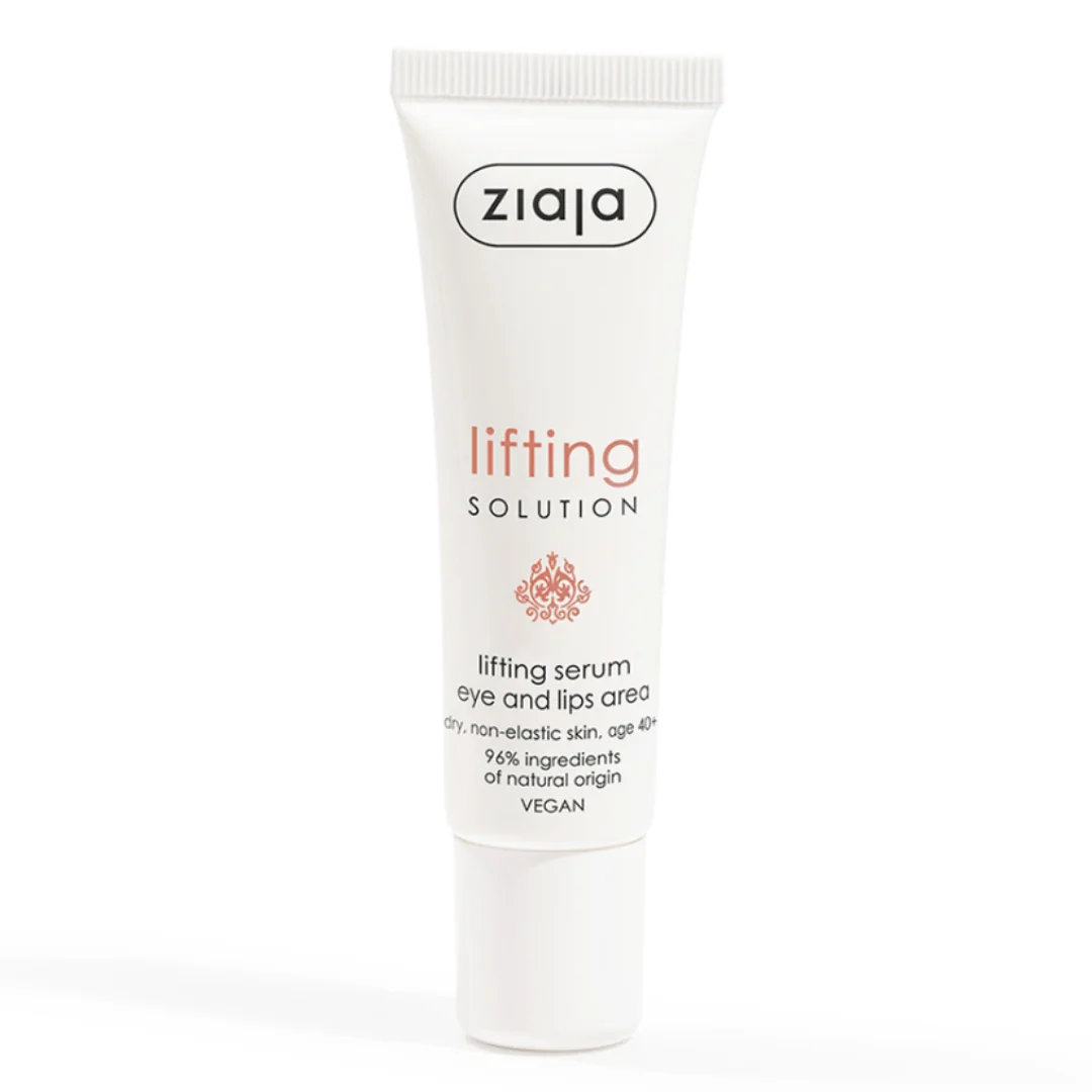 Ziaja Lifting Solution - Serum Ochi Si Buze Cu Migdale Dulci 40+ (15 ml)