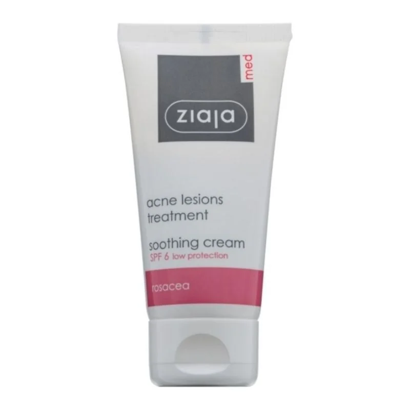 Crema Calmanta Pentru Acnee Severa Si Capilare Dilatate, 50 Ml, Ziaja
