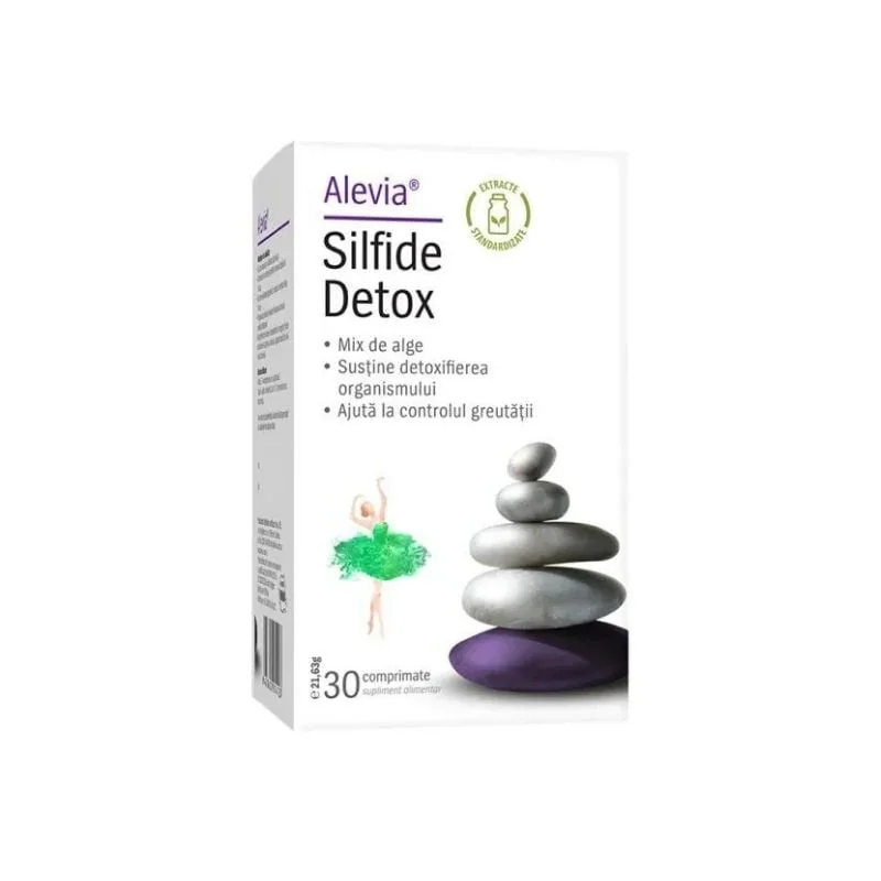 Silfide Detox, 30 Comprimate, Alevia