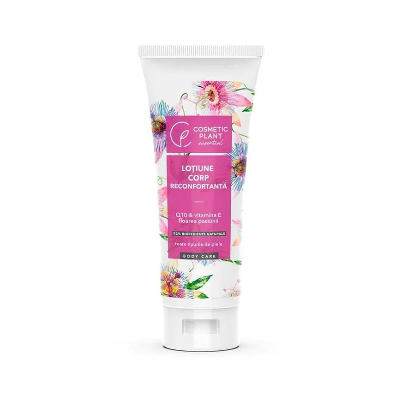Cosmetic Plant Lotiune Corp Reconfortantă Cu Q10, Vitamina E Și Floarea Pasiunii, 200 Ml