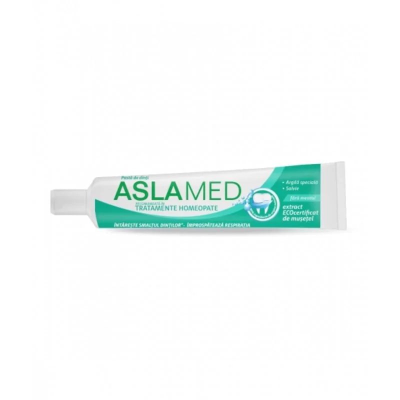 Pasta De Dinti Recomandată În Tratamente Homeopate, 75 Ml, AslaMed