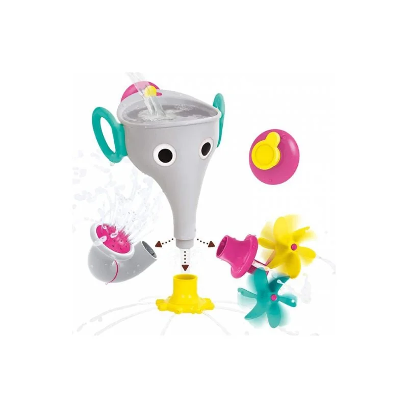 Yookidoo Jucarie Pentru Baie Elefant Cu Stropitoare, Gri, +18 Luni, 40206, 1 Bucata