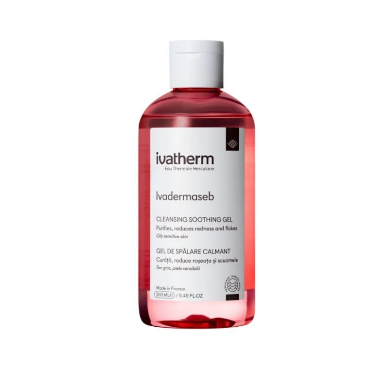 Gel De Spalare Calmant Ivadermaseb, 250Ml, Ivatherm