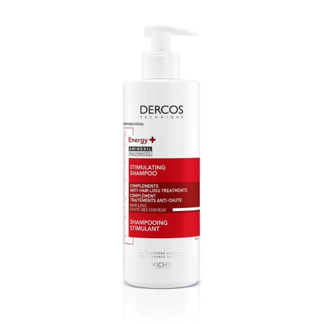 Sampon Energetizant Împotriva Căderii Părului Cu Aminexil Dercos Energy+, 400 Ml, Vichy