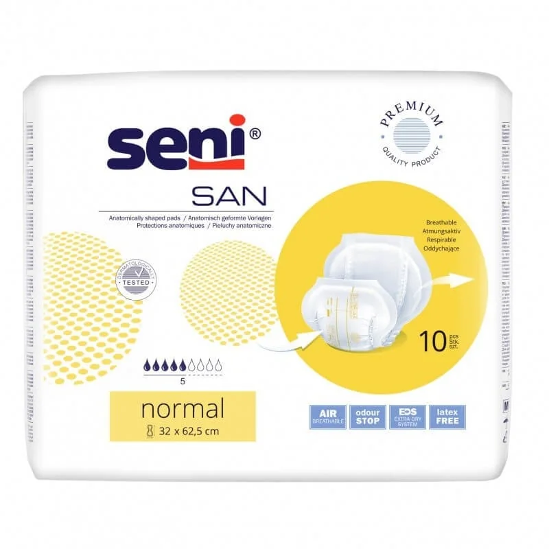 Absorbante Pentru Incontinență Normal, 10 Bucăți, Seni