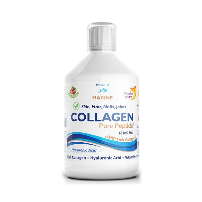 Colagen Marin Hidrolizat 10000mg, 500 Ml, Swedish Nutra