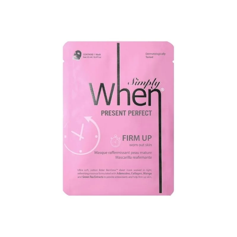 Masca Facială Pentru Fermitate Cu Colagen Și Acid Hialuronic Present Perfect, 23ml, Simply When
