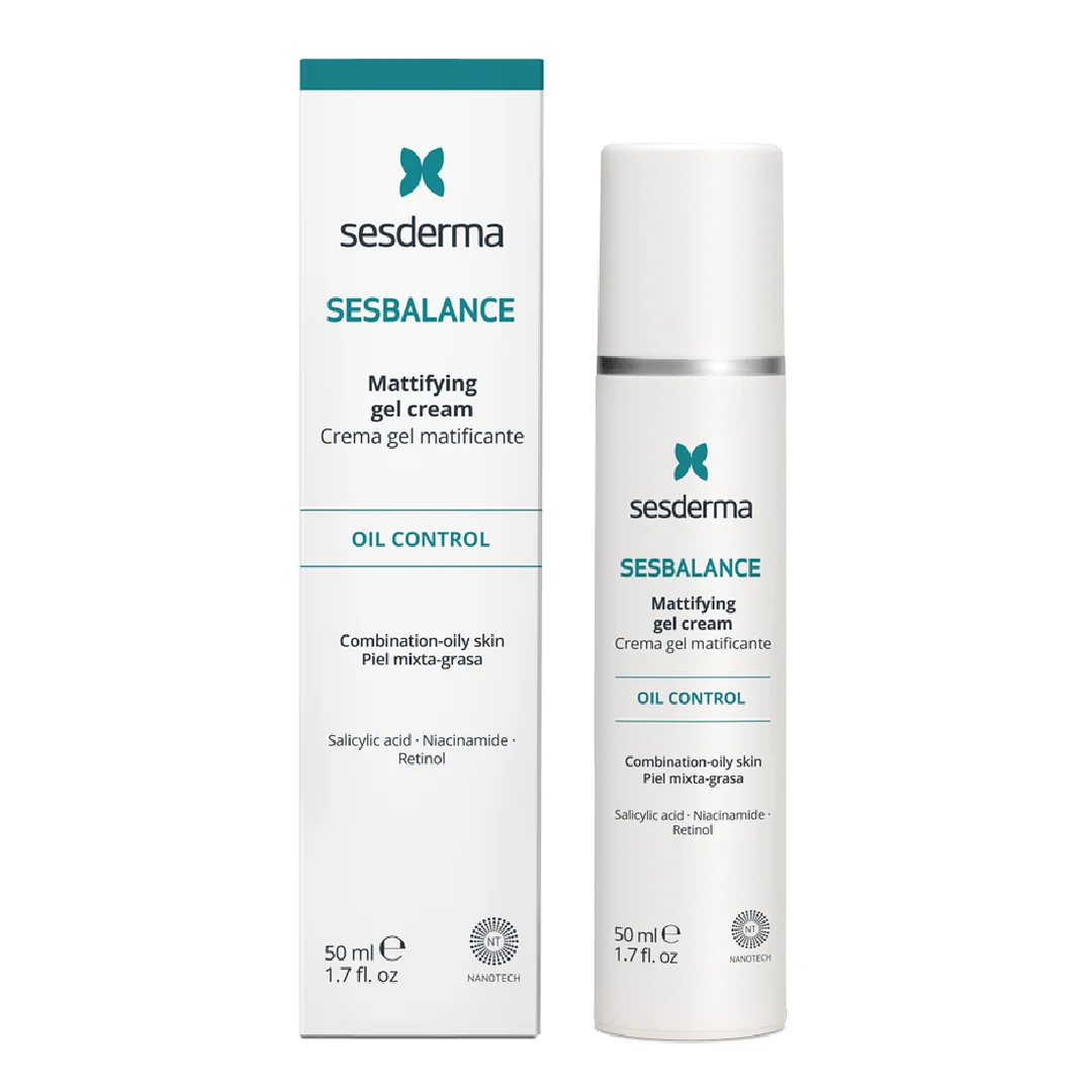 Gel-Crema Matifiant Pentru Tenul Mixt Și Gras Sesbalance, 50 Ml, SESDERMA