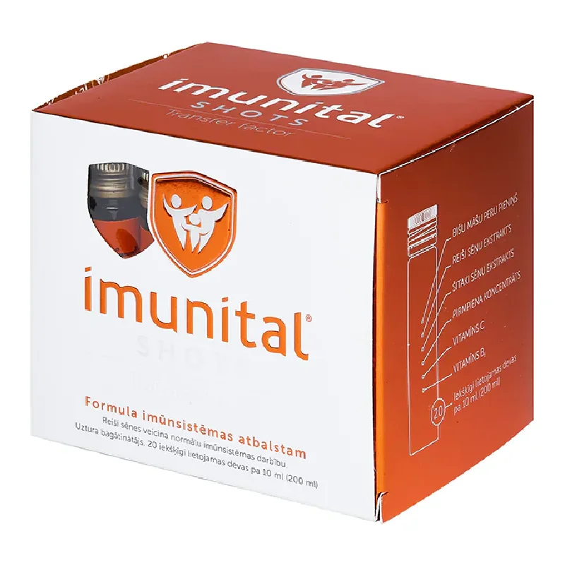 Imunital Shots Pentru Sistemul Imunitar, 20 Bucăți*10Ml, Valentis
