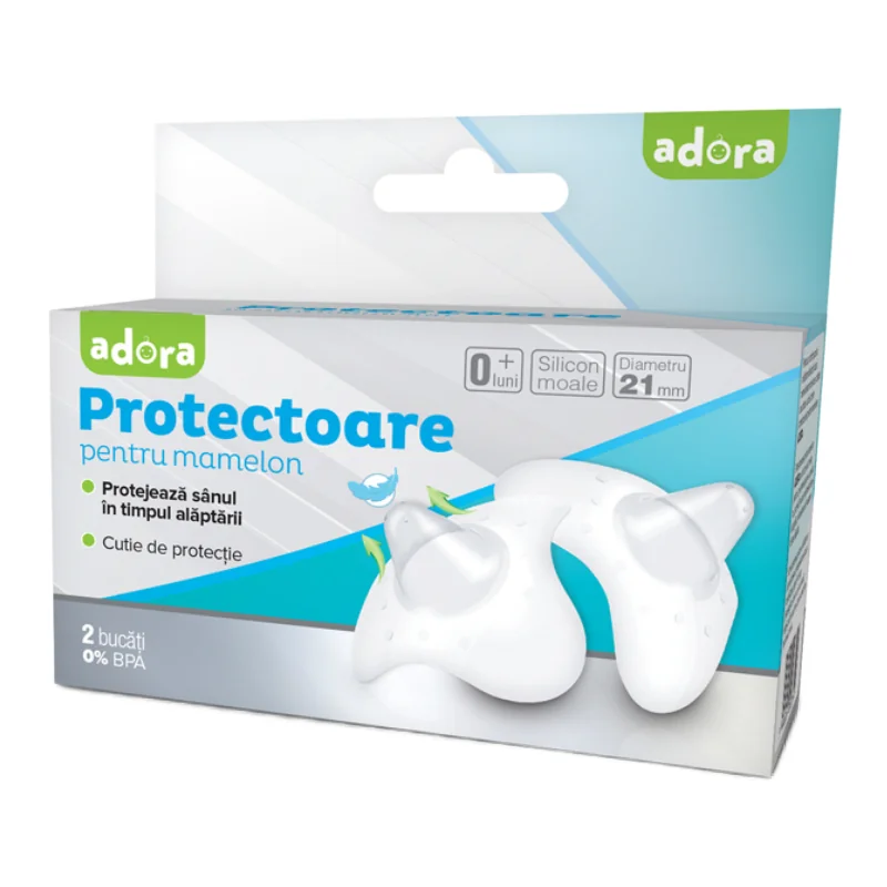 Protectoare Standard Pentru Mamelon, 2 Bucăți, Adora