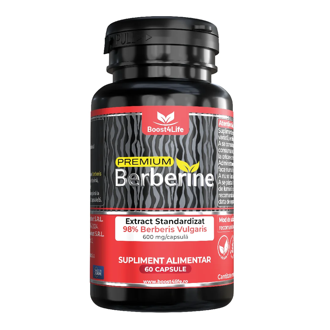 Berberine Premium 600mg, 60 Capsule, Boost4Life