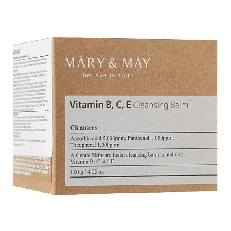 Balsam De Curatare Cu Vit. B. C. Și E, 120g, Mary And May