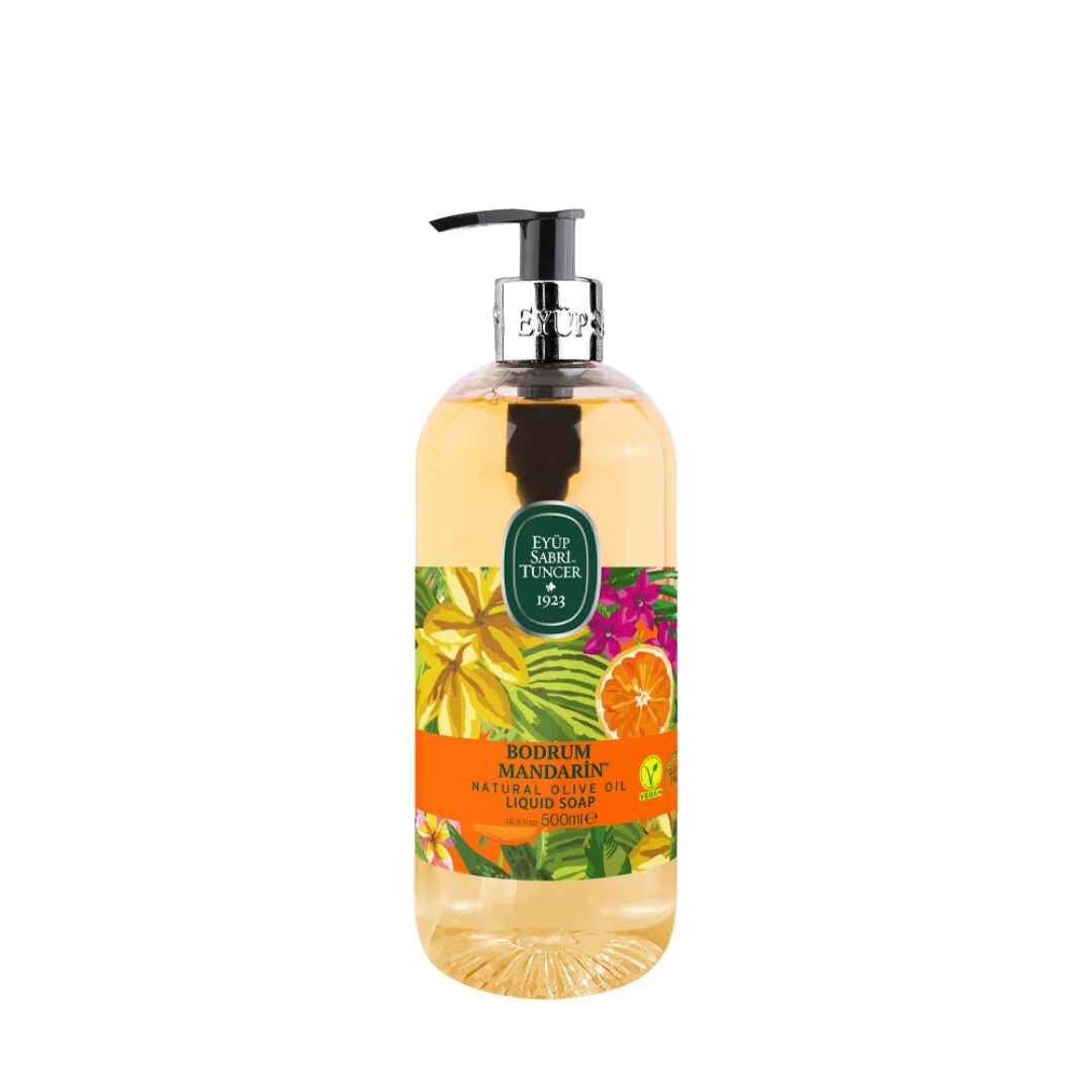 Sapun Lichid Cu Ulei Natural De Masline Bodrum Mandarin 500 Ml, Eyup