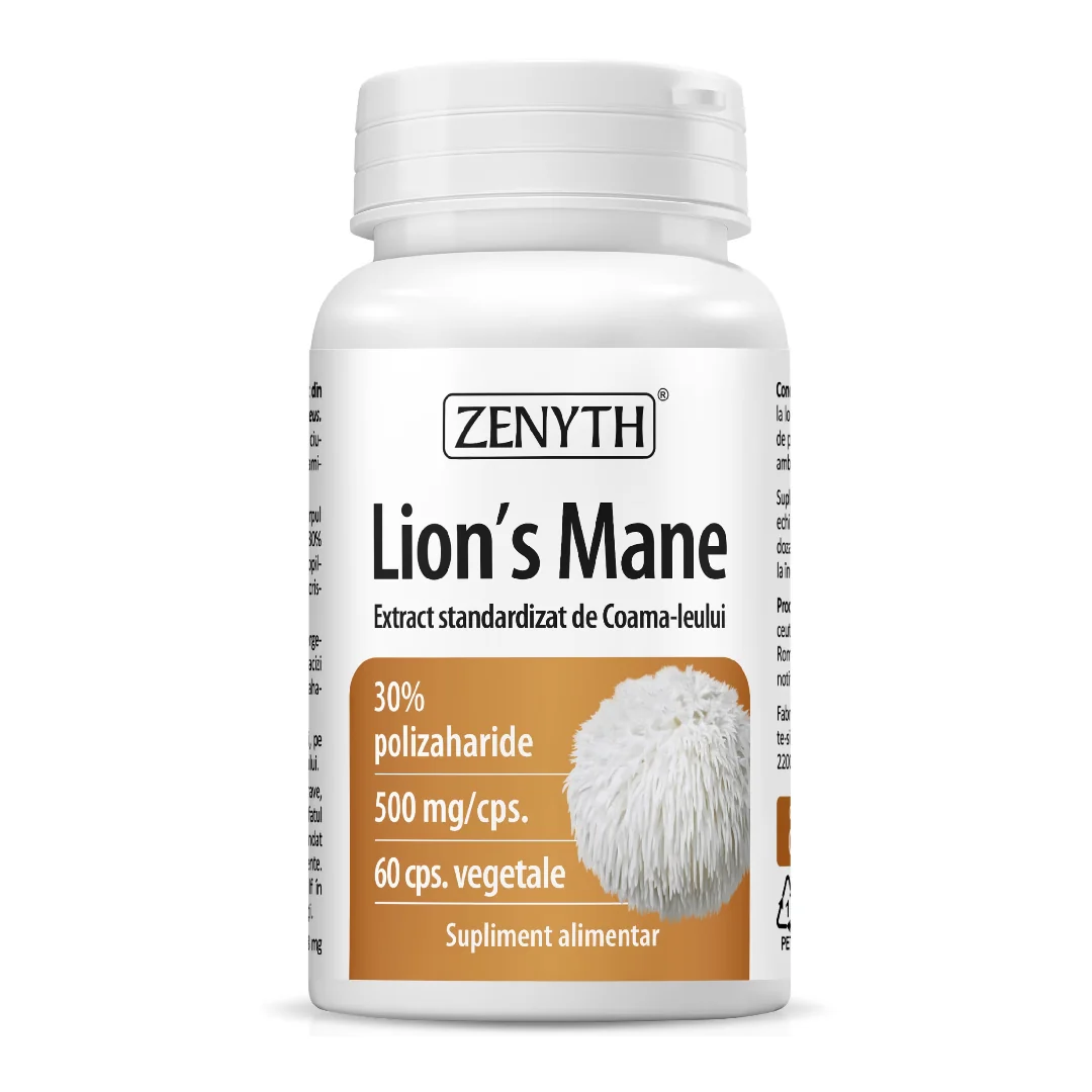 Lion's Mane, 60 Capsule, 500 Mg, Zenyth