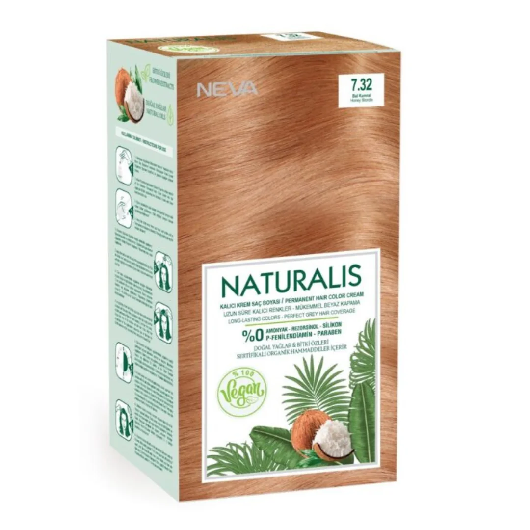 Vopsea De Par Blond Miere, 7.32 Naturalis, 150ml, NEVA
