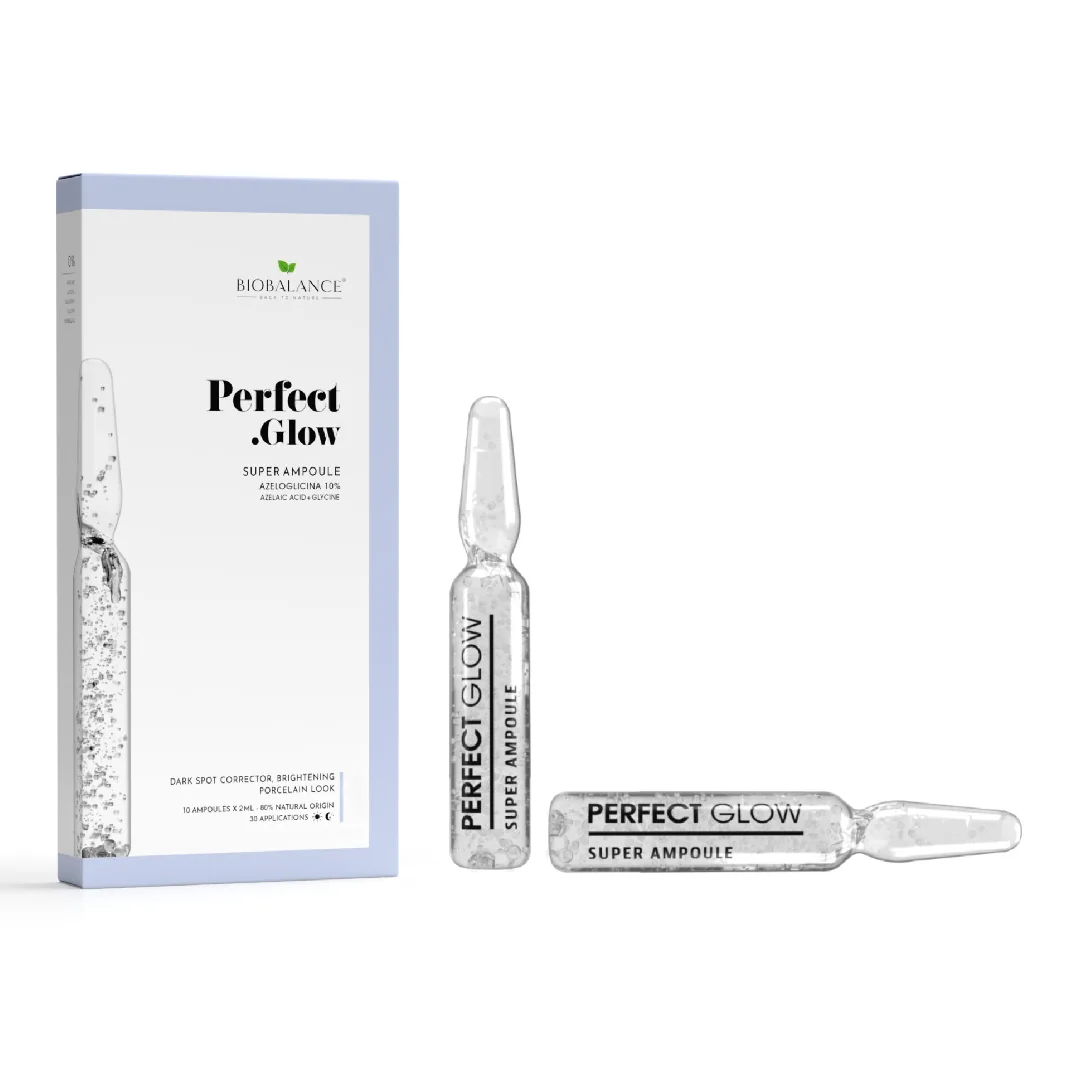 Fiole Concentrate Cu Azeloglicină 10% Super Ampoule Perfect Glow, 10*2 Ml, Bio Balance