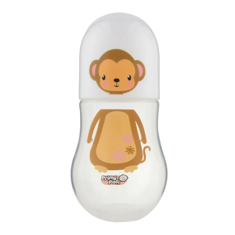 Biberon PP Decorat Maimuță, 150 Ml, Primii Pași