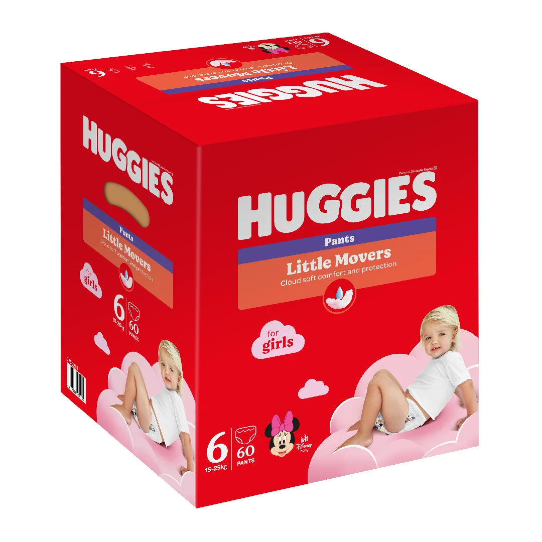 Scutece Chilotel, Fetite, Marimea 6, 15-25 Kg, 60 Bucati, Huggies