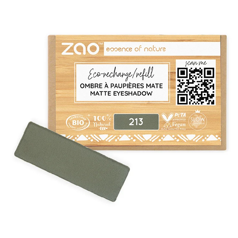 Fard De Pleoape Mat, 213 Army Green, Zao