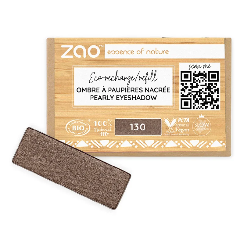 Fard De Pleoape, 130 Intense Brown, Zao