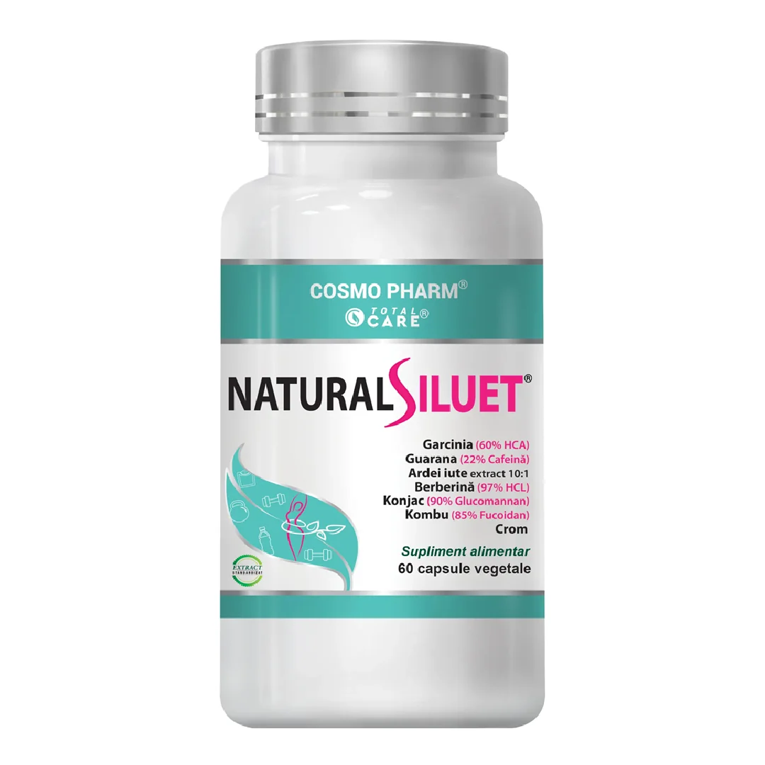 Natural Siluet, 60 Capsule Vegetale, COSMO PHARM