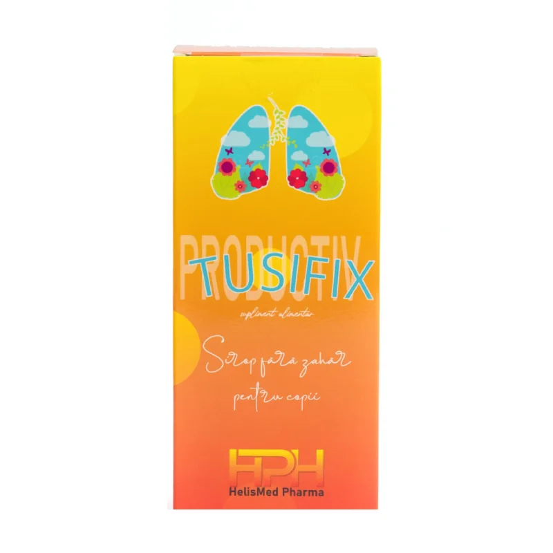 Sirop Pentru Tuse Productiva Tusifix, 100 Ml, Helismed