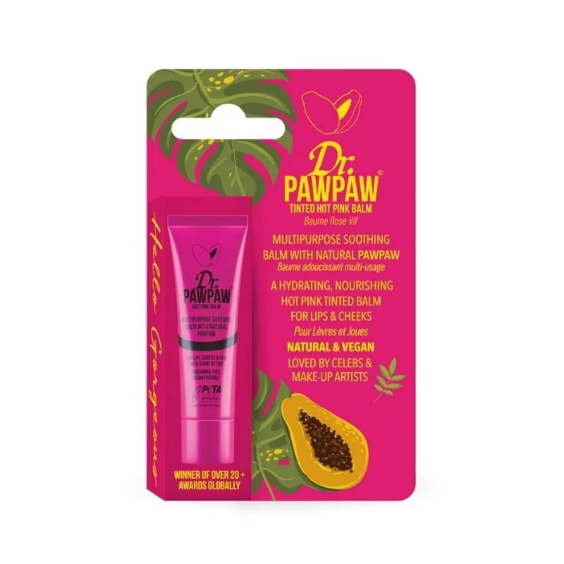 Dr Paw Paw Balsam Multifuncțional Nuanta Hot Pink, 10 Ml