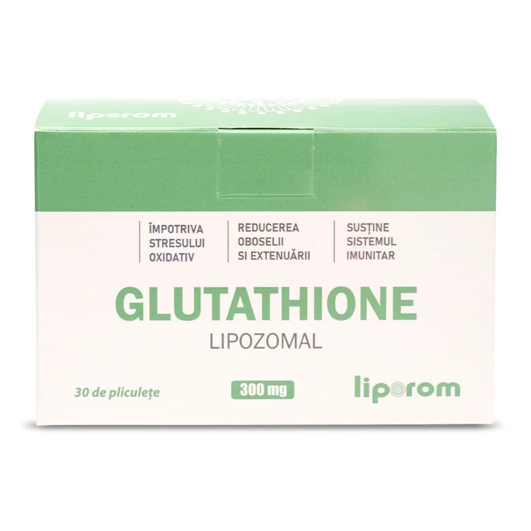 Glutathion Lipozomal, 300 Mg, 30 Plicuri, Liporom