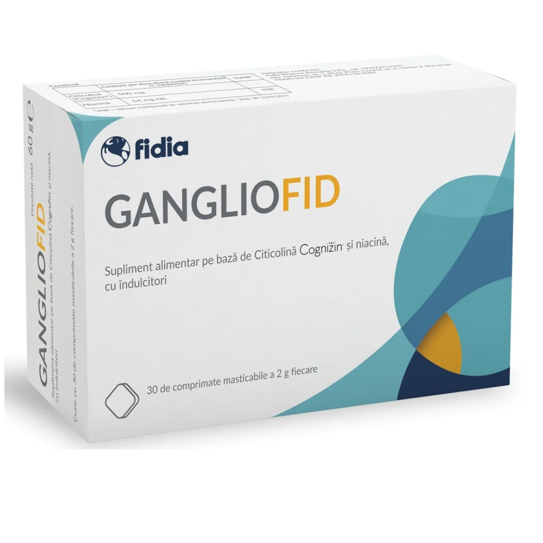 GanglioFid, 30 Comprimate Masticabile, Fidia Farmaceutici