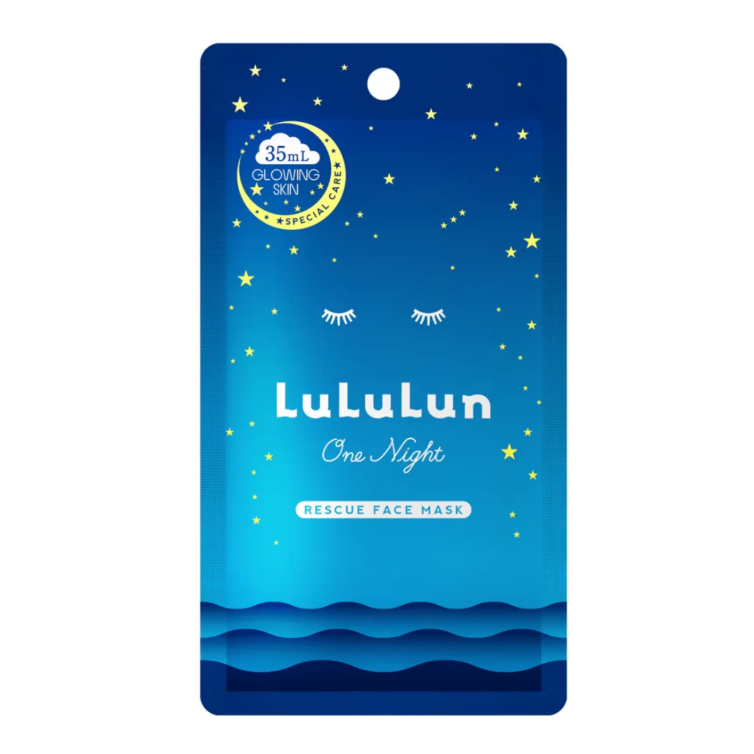 Masca Facială Japoneză, One Night Blue, 1 Bucată, Lululun