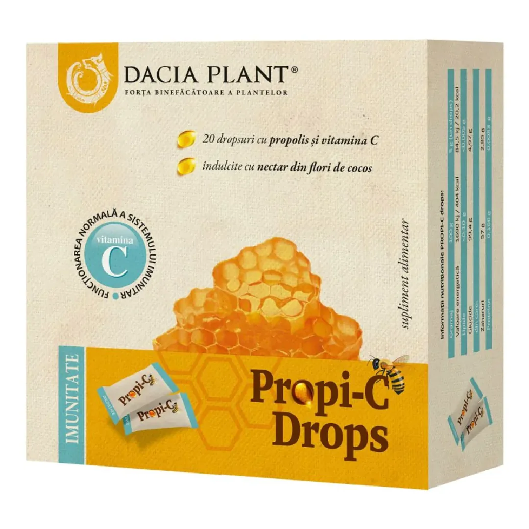 Propi-C Drops, 20 Dropsuri, Dacia Plant