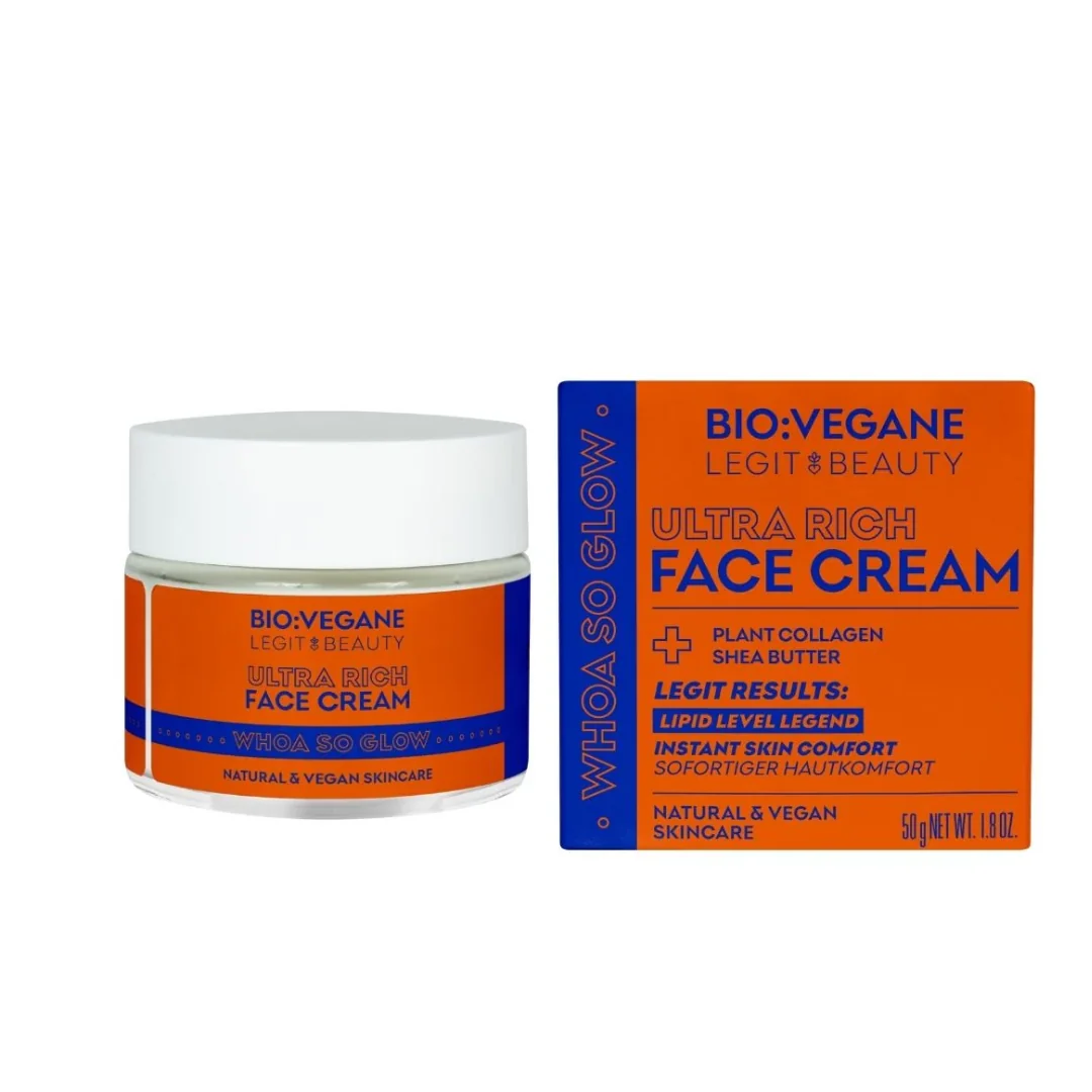 Crema De Fata Intens Hidratănta Whoa So Glow 50ml Bio:Vegane Legit Beauty