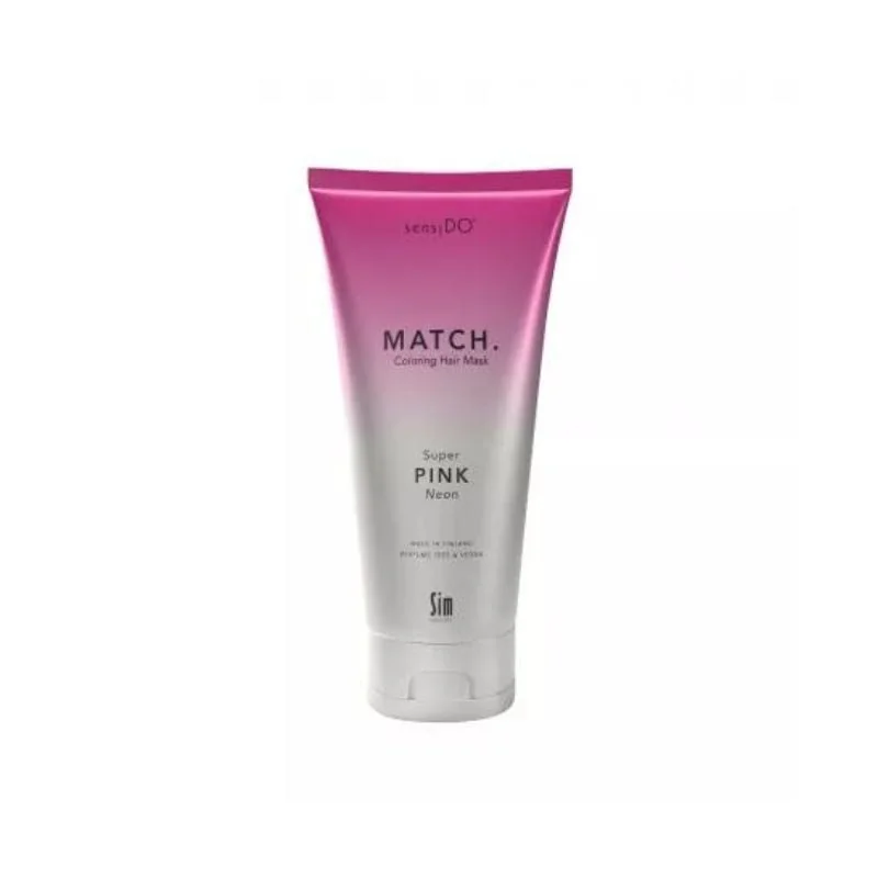 Masca Colorantă Tratament Cu Keraguard Super Pink Neon, 200ml, SensiDo Match