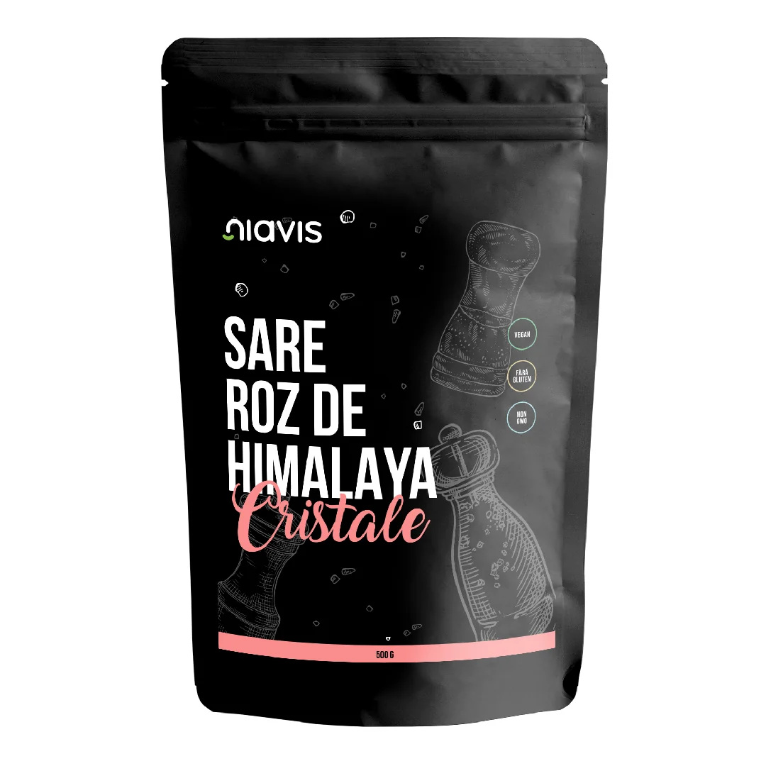 Sare Roz De Himalaya Cristale, 500G, Niavis